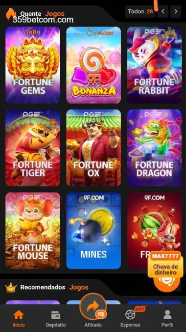 Aplicativo móvel 359BET para iOS e Android